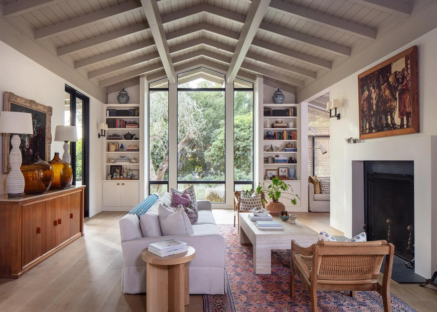 Vaulted Living Room